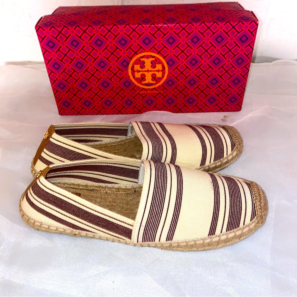 Tory Burch espadrilles with box
